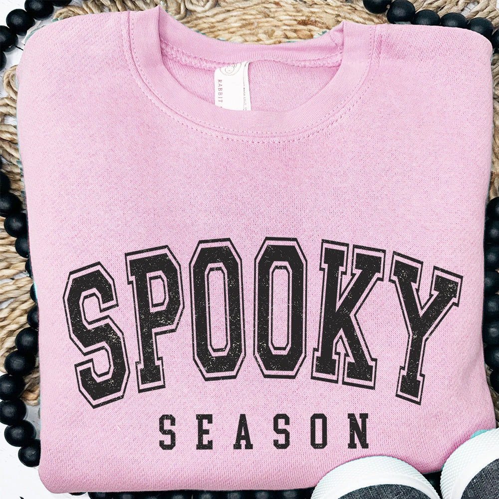 Spooky Season Pink Sweatshirt