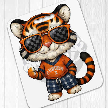 Tiger Football Stadium Seat Cushion - Petite & Sassy Designs