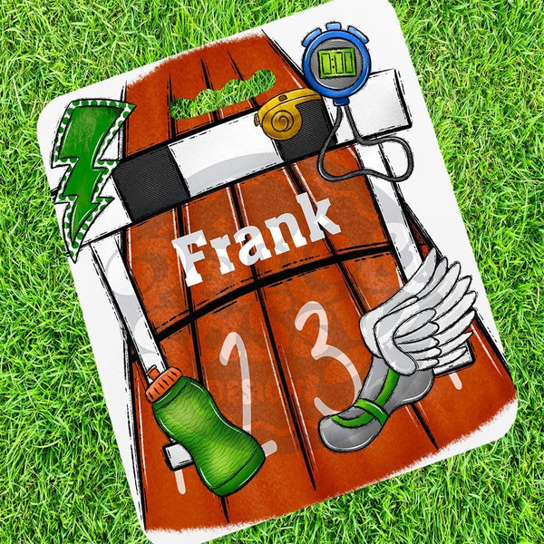 Personalized Track Stadium Cushion - Petite & Sassy Designs