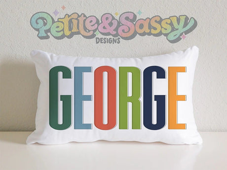 Personalized Name Pillow Case - Petite & Sassy Designs
