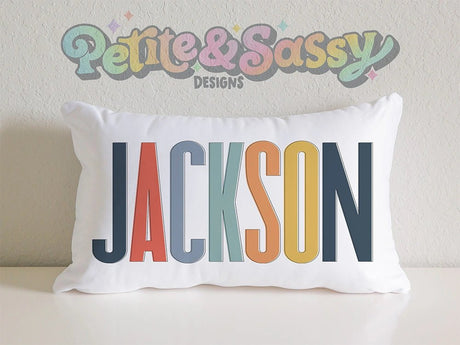 Personalized Name Pillow Case - Petite & Sassy Designs