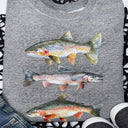 Trout Trio Sweatshirt - Petite & Sassy Designs