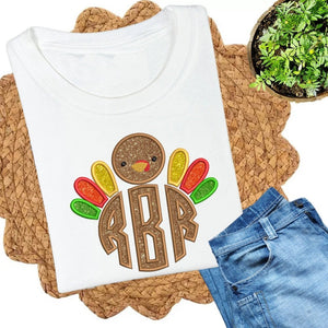 Holiday Monograms with Glitter - Petite & Sassy Designs