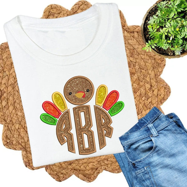 Holiday Monograms with Glitter - Petite & Sassy Designs