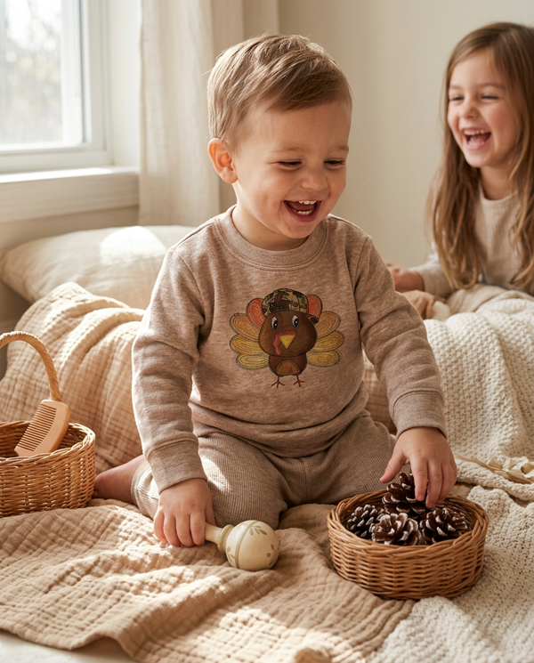 Personalized Turkey Baby Jogger Set