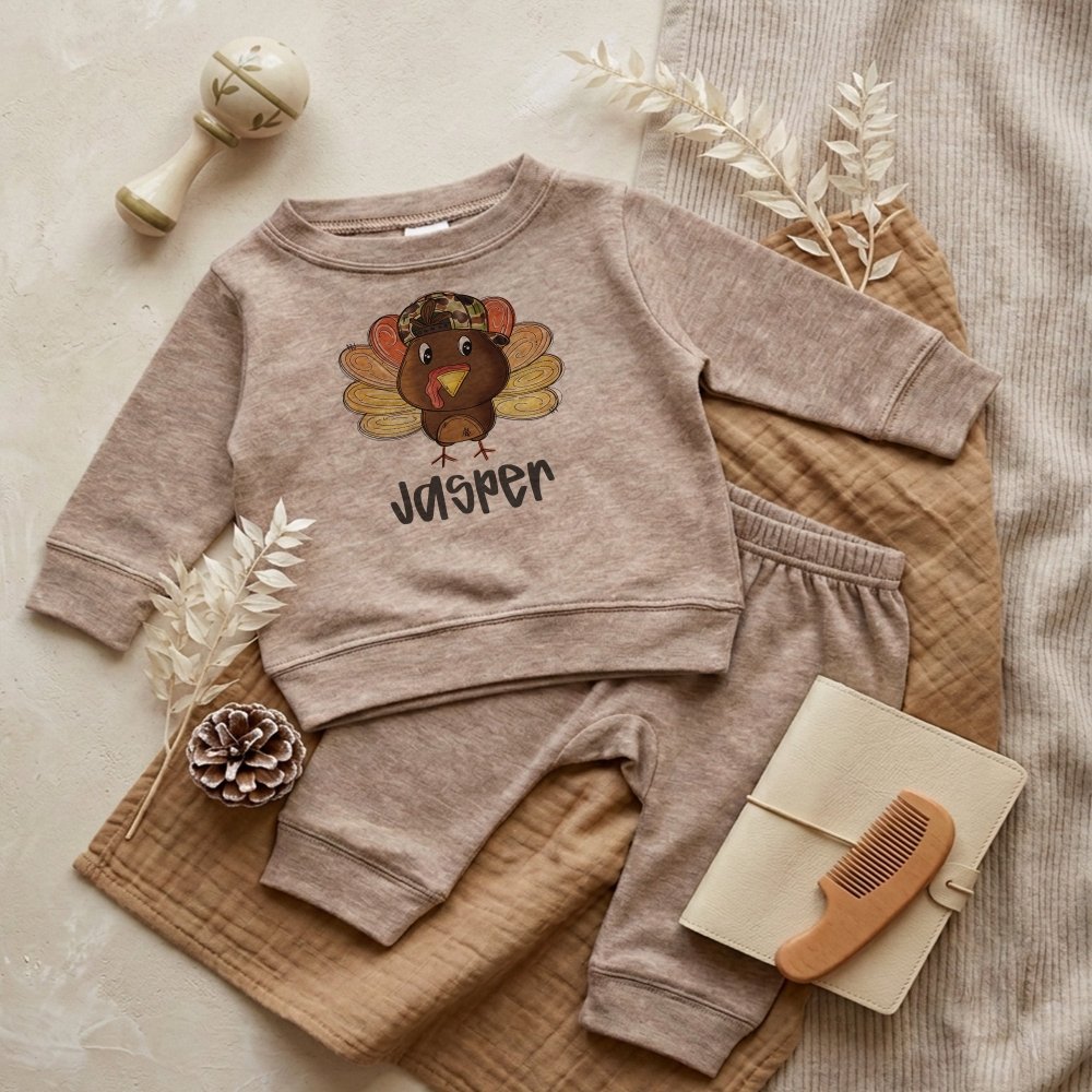 Personalized Turkey Baby Jogger Set - Petite & Sassy Designs
