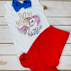 Unicorn Tank Top - Petite & Sassy Designs
