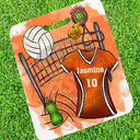 Personalized Volleyball Stadium Cushion - Petite & Sassy Designs
