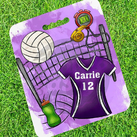 Personalized Volleyball Stadium Cushion - Petite & Sassy Designs
