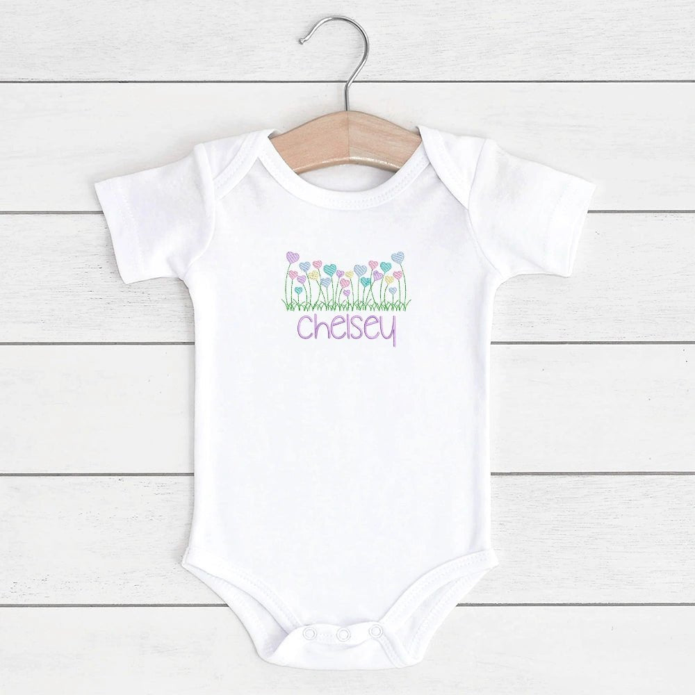 Wild Hearts Baby Bodysuit - Petite & Sassy Designs