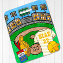 Personalized Baseball Bleacher Seat Cushion - Petite & Sassy Designs