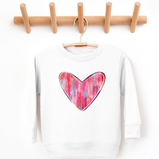 Abstract Heart Valentine's Day Sweatshirt
