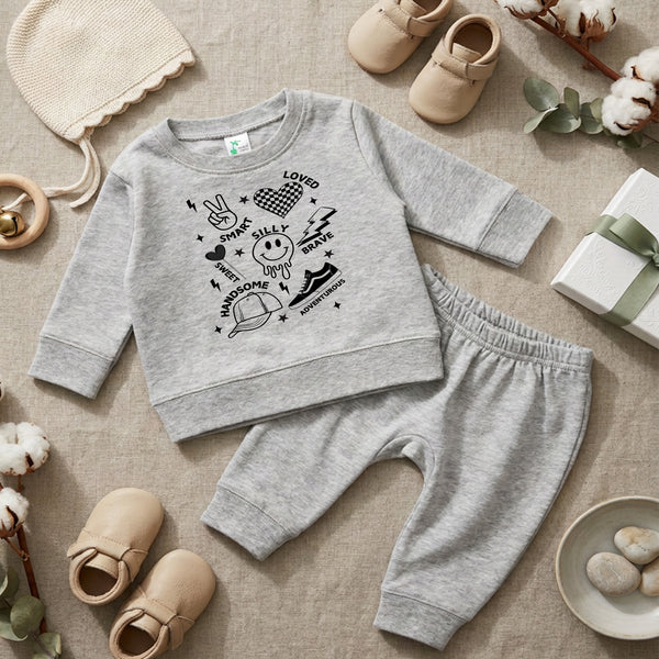 Affirmations Baby Jogger Set