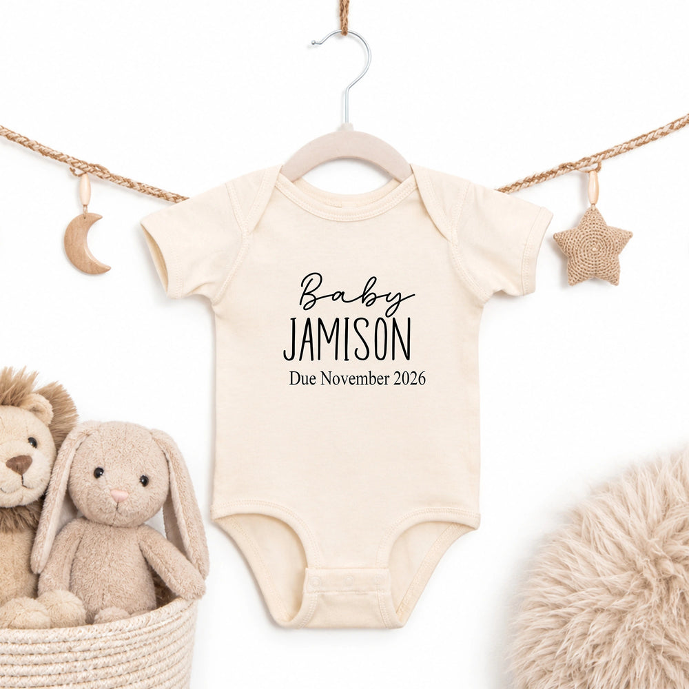 Baby Announcement Gerber Onesies® Brand Premium Bodysuit