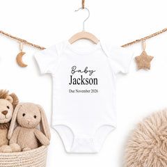 Baby Announcement Gerber Onesies® Brand Premium Bodysuit
