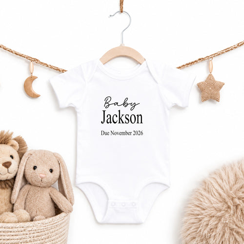 Baby Announcement Gerber Onesies® Brand Premium Bodysuit