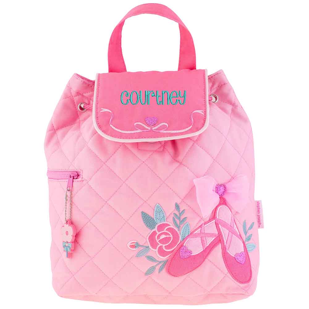Pink Ballet Quilted Backpack
