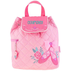 Pink Ballet Quilted Backpack