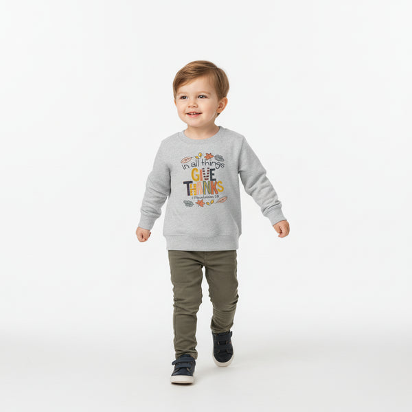 In All Things Give Thanks Sweatshirt - Petite & Sassy Designs