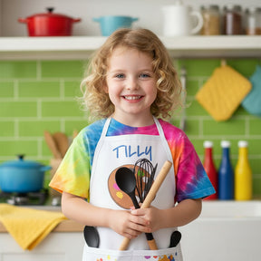 Personalized Paint Pallet Kids Apron - Petite & Sassy Designs