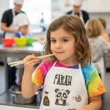 Personalized Kids Apron with Asian Food Design - Petite & Sassy Designs