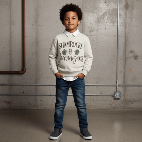 Shamrock and Shenanigans Sweatshirt - Petite & Sassy Designs