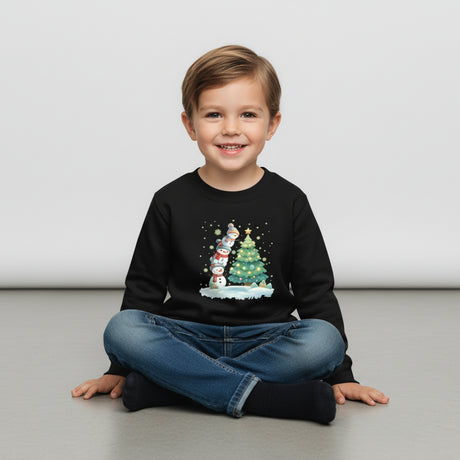 Christmas Snowman Sweatshirt - Petite & Sassy Designs