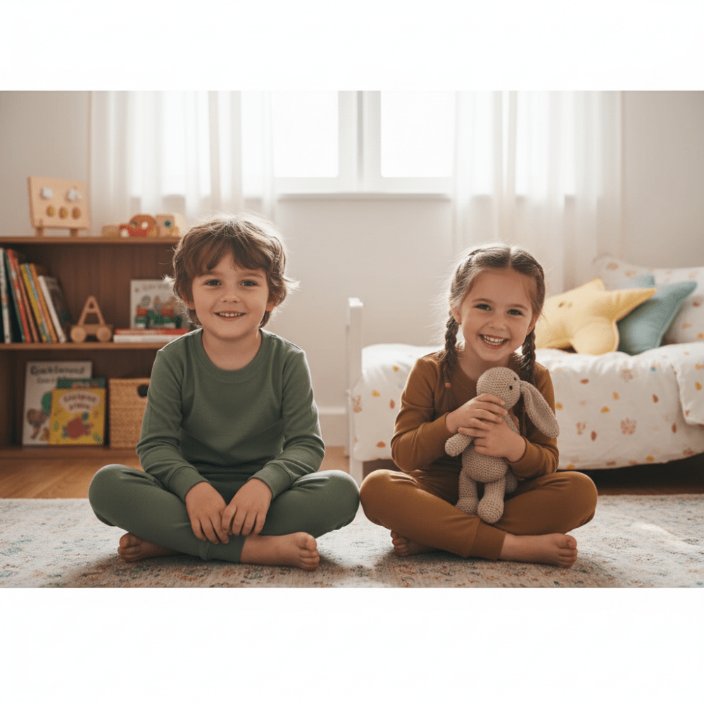 Toddler T-Shirt & Trouser PJ Set - Organic Cotton - Petite & Sassy Designs