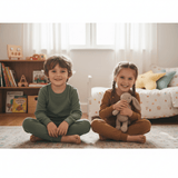 Toddler T-Shirt & Trouser PJ Set - Organic Cotton - Petite & Sassy Designs