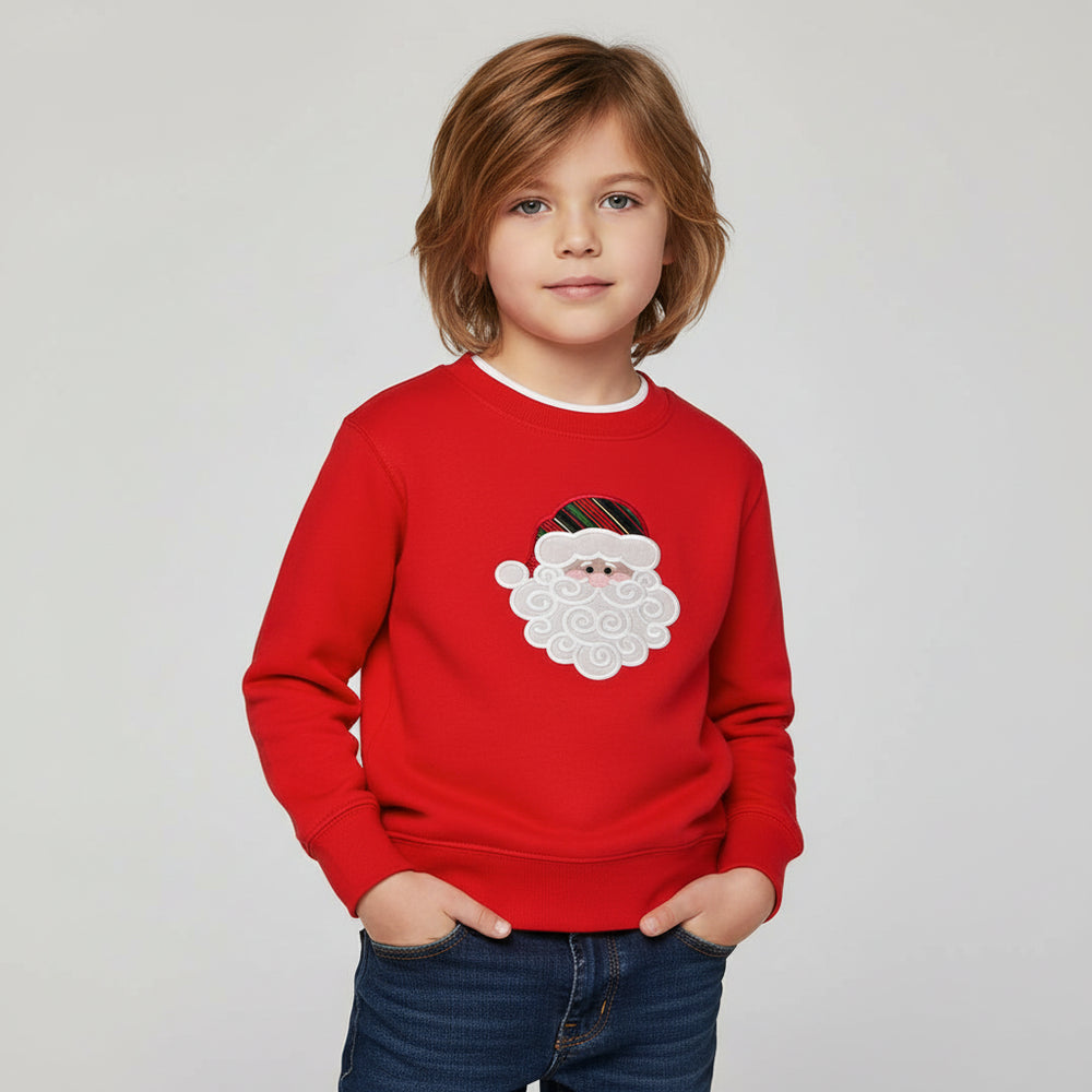 Christmas Santa Sweatshirt - Petite & Sassy Designs