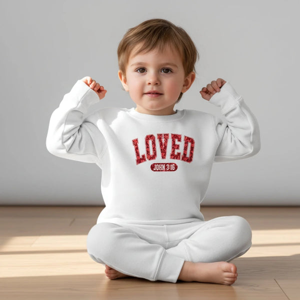Loved John 3:16 Sweatshirt - Petite & Sassy Designs