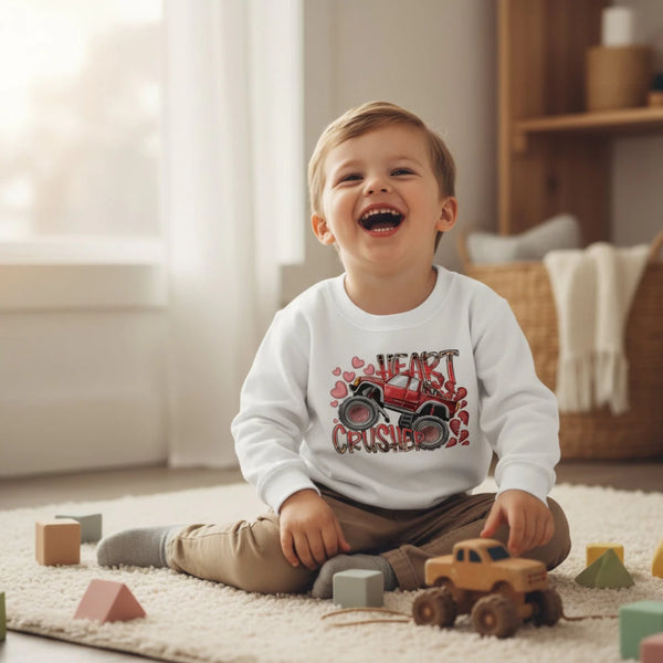 Heart Crusher Sweatshirt - Petite & Sassy Designs
