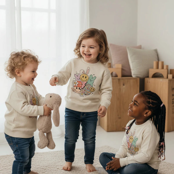 Easter Collage Sweatshirt - Petite & Sassy Designs