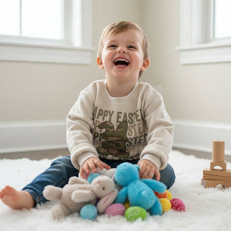 Happy Easter Camo Bunny