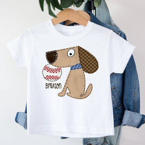 Baseball Dog T-shirt - Petite & Sassy Designs