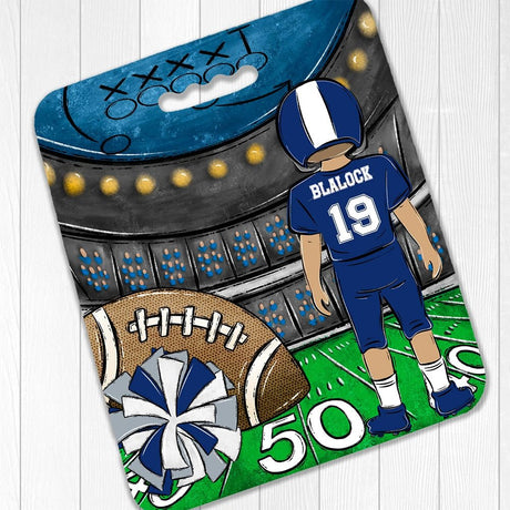 Personalized Football Stadium Seat Cushion - Petite & Sassy Designs