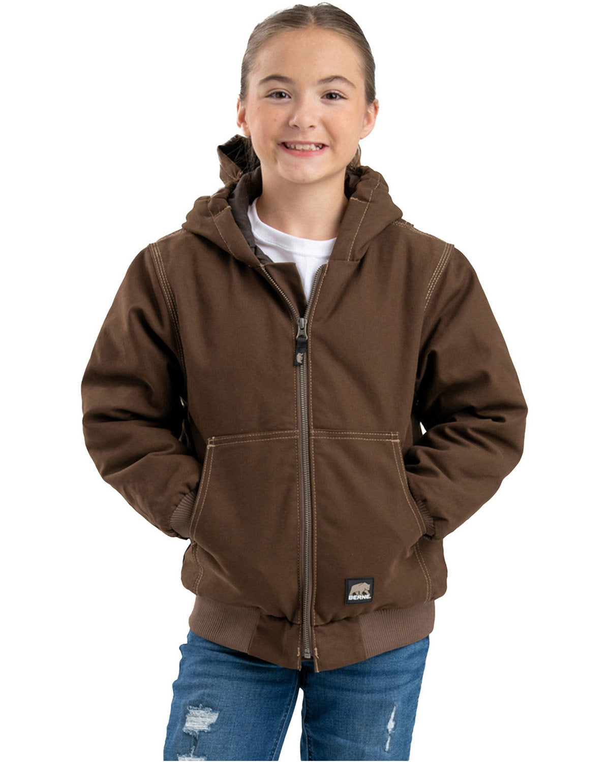 Youth Softstone Duck Hoodie Jacket