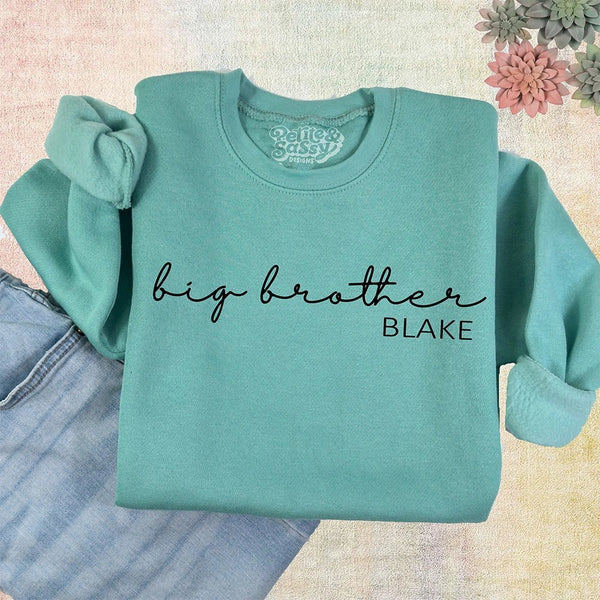Personalized Big Brother or Big Sister Toddler Sweatshirt - Petite & Sassy Designs