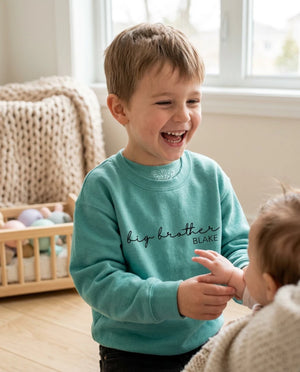 Personalized Big Brother or Big Sister Toddler Sweatshirt - Petite & Sassy Designs