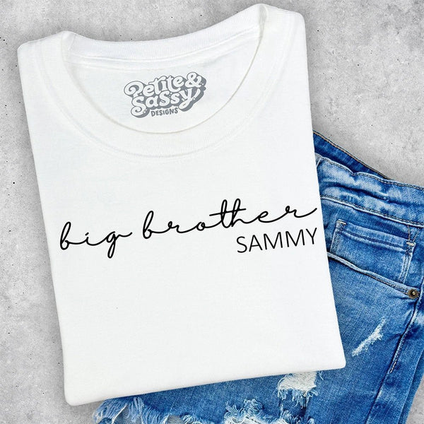 Personalized Big Brother or Big Sister Toddler Sweatshirt - Petite & Sassy Designs