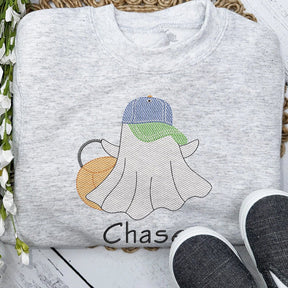 Ghost with Hat and Bucket Sweatshirt - Petite & Sassy Designs
