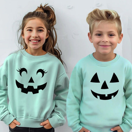Jack - O - Lantern Face Sweatshirt - Petite & Sassy Designs