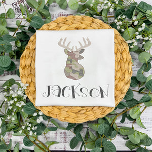 Camo Deer Head Tee - Petite & Sassy Designs