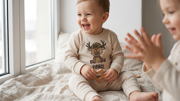Personalized Camo Deer Baby Jogger Set