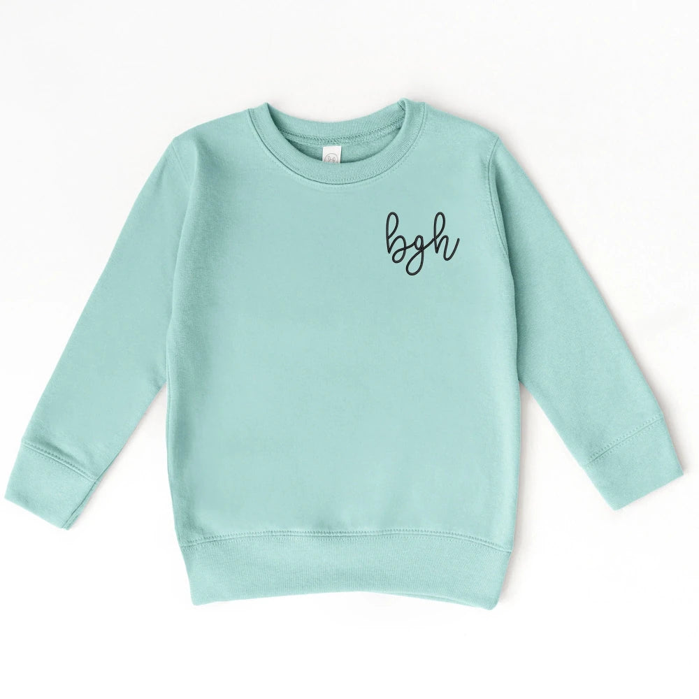 Custom Monogram Sweatshirt - Petite & Sassy Designs
