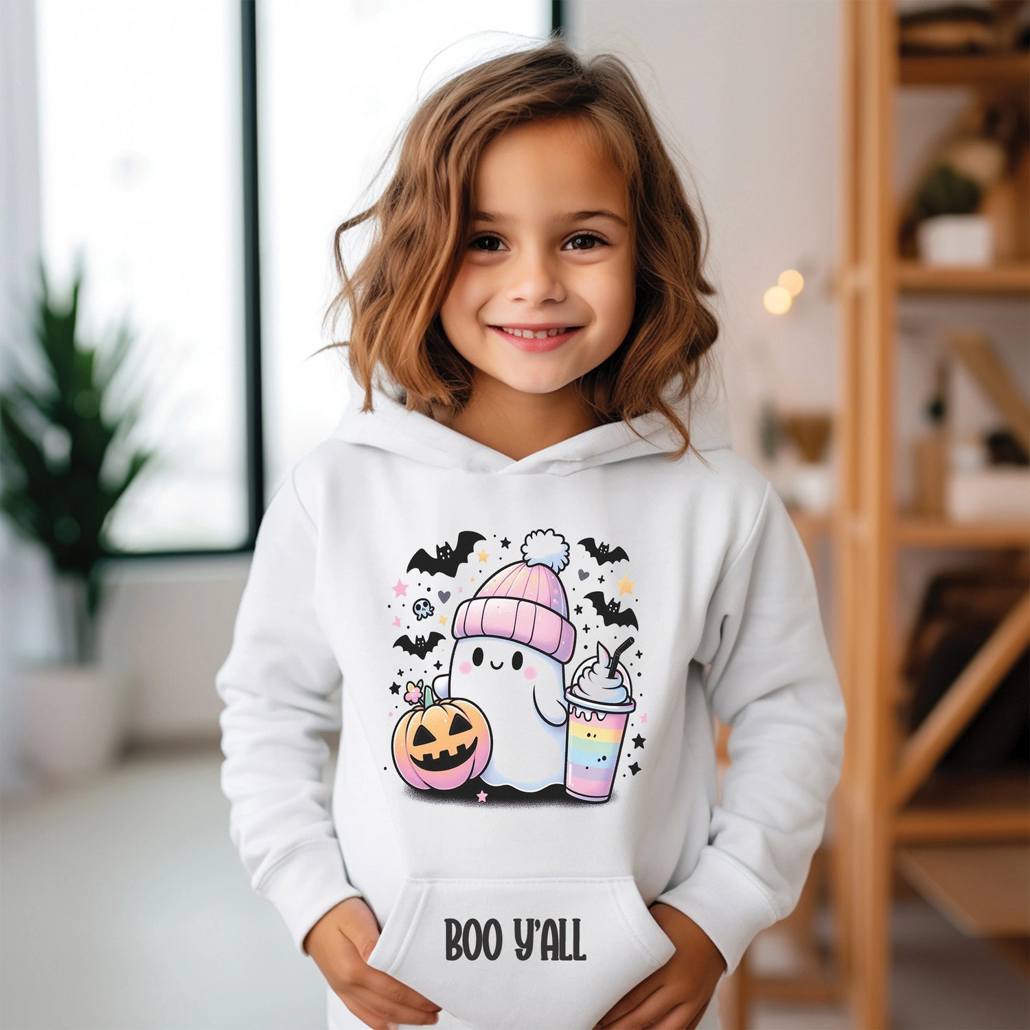 Personalized Kids Ghost Hoodie Petite Sassy Designs