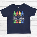 Personalized Back to School Crayons Shirt - Petite & Sassy Designs