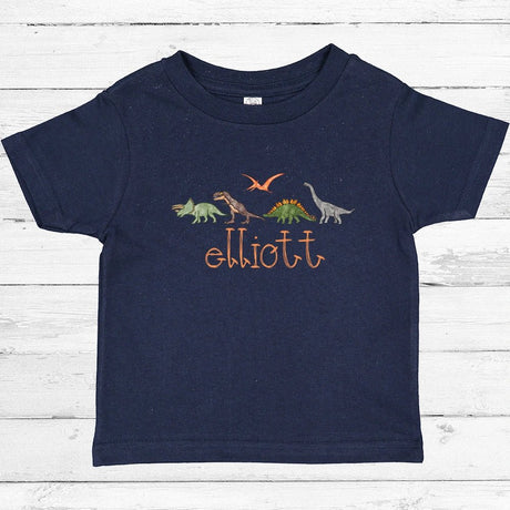 Personalized Dino Back to School Shirt - Petite & Sassy Designs