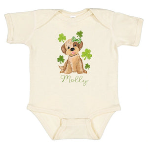 Clover Dog Infant Bodysuit - Petite & Sassy Designs