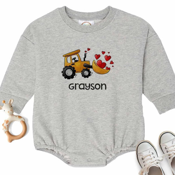 Heart Dozer Sweatshirt Bubble - Petite & Sassy Designs